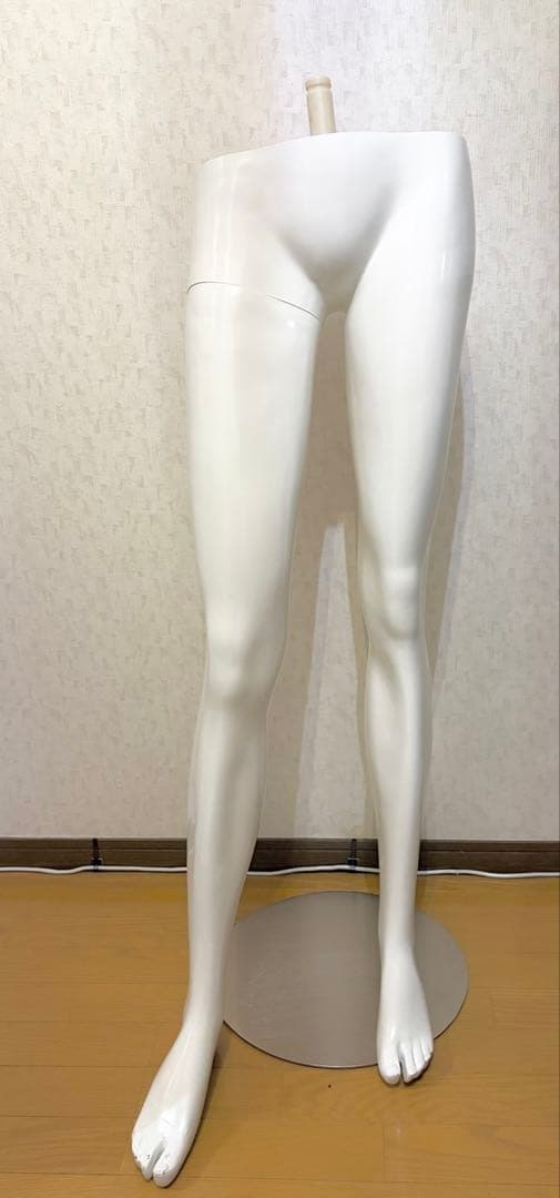 女性用ホワイトマネキン 約170cm スタンド付き