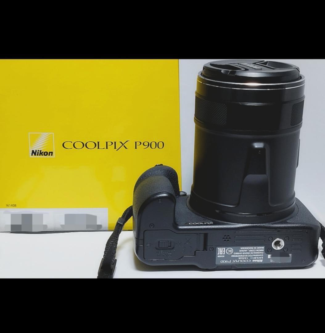 Nikon P900 ニコン カメラ 望遠鏡 電池3点 箱取説あり 充実セット！