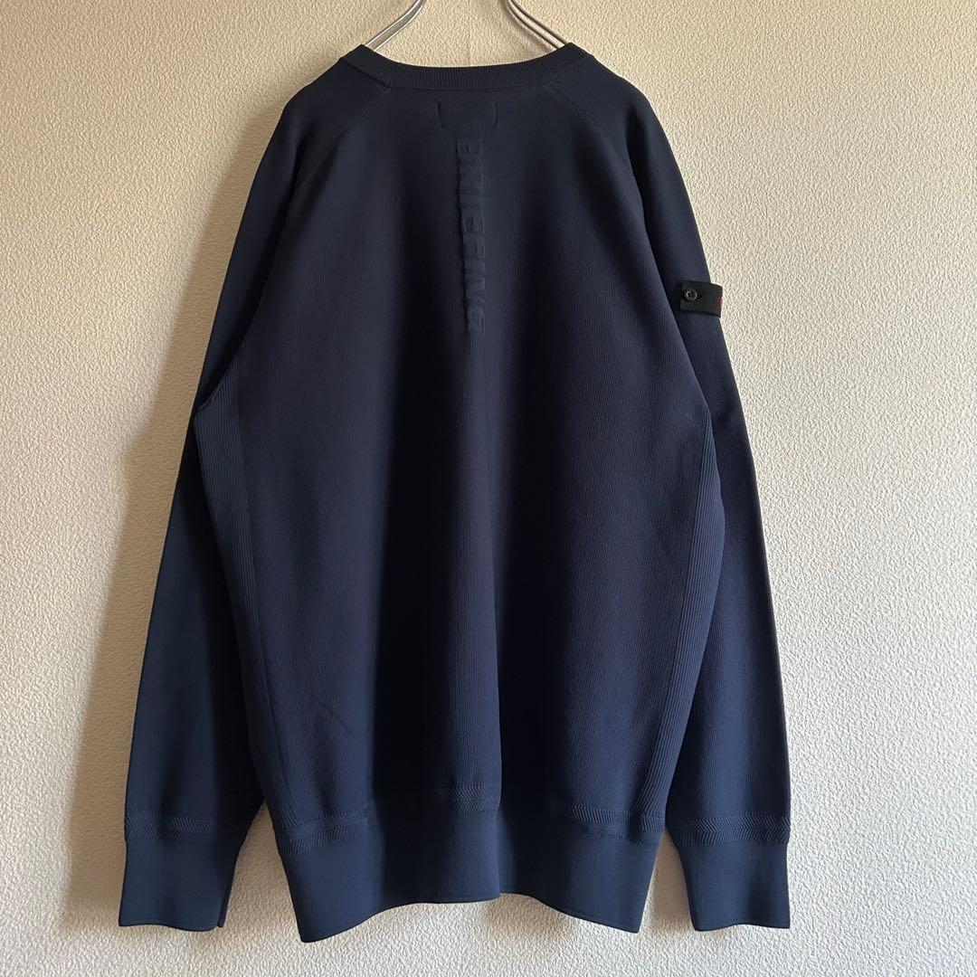BRIEFING ブリーフィング ニット Bロゴパッチ ネイビー XL