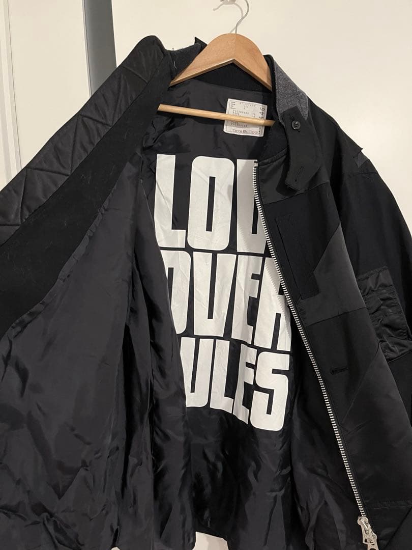Sacai Hank Willias Thomas ブルゾン ma1