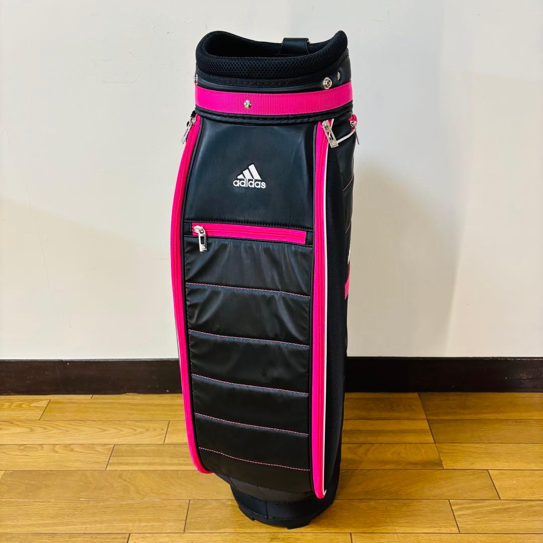 【ほぼ未使用品】adidas アディダス　レディースキャディバッグ 送料込み