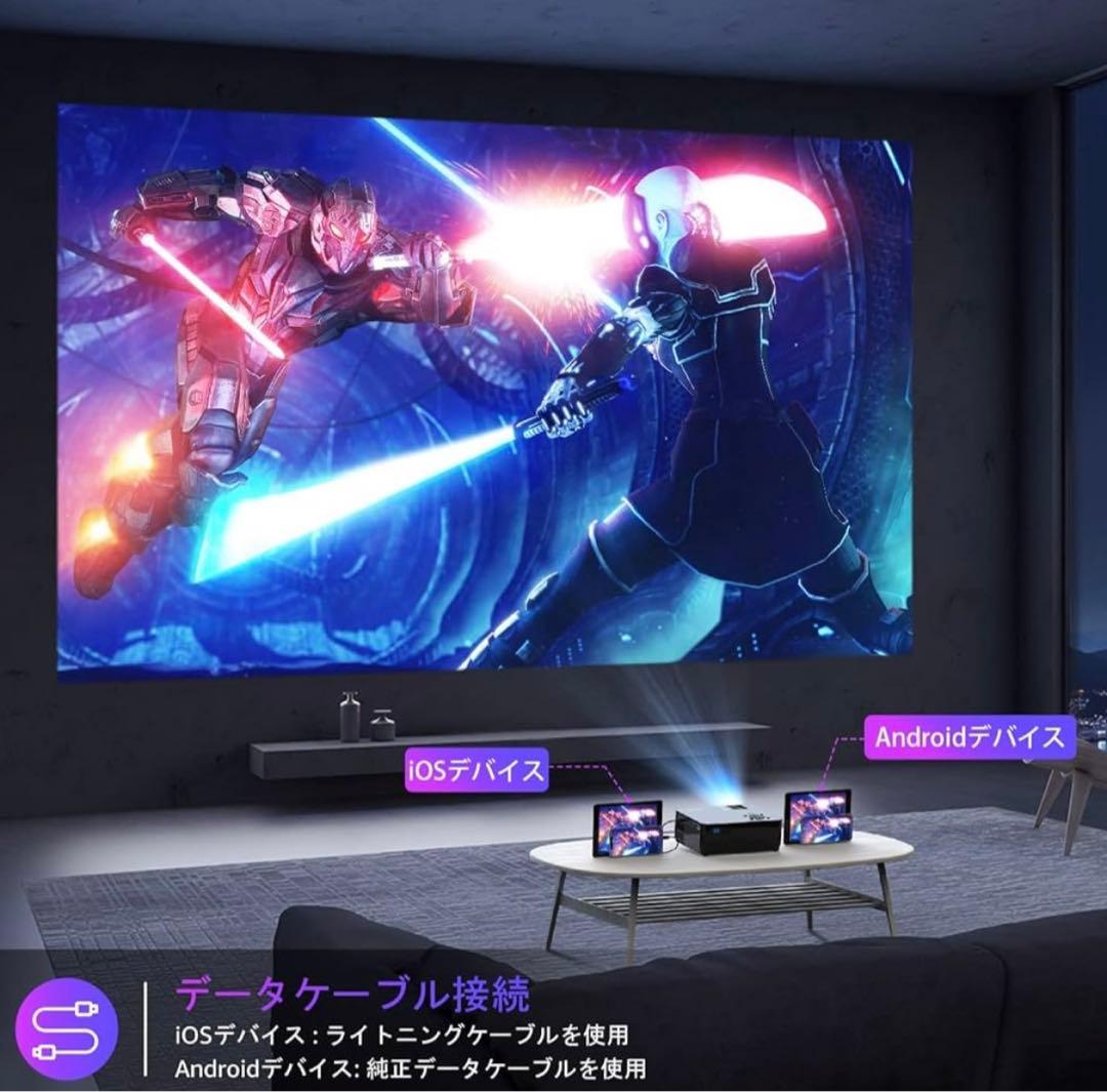 Roconia登場プロジェクター100インチスクリーン＆収納バッグ付属