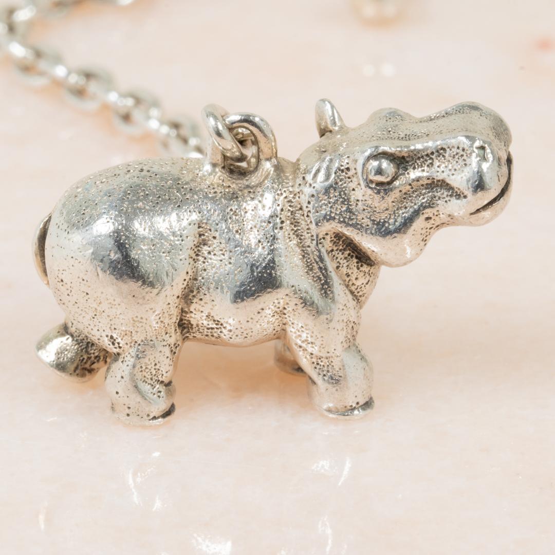 Hermès Porte cles Hippo Charm Ag925