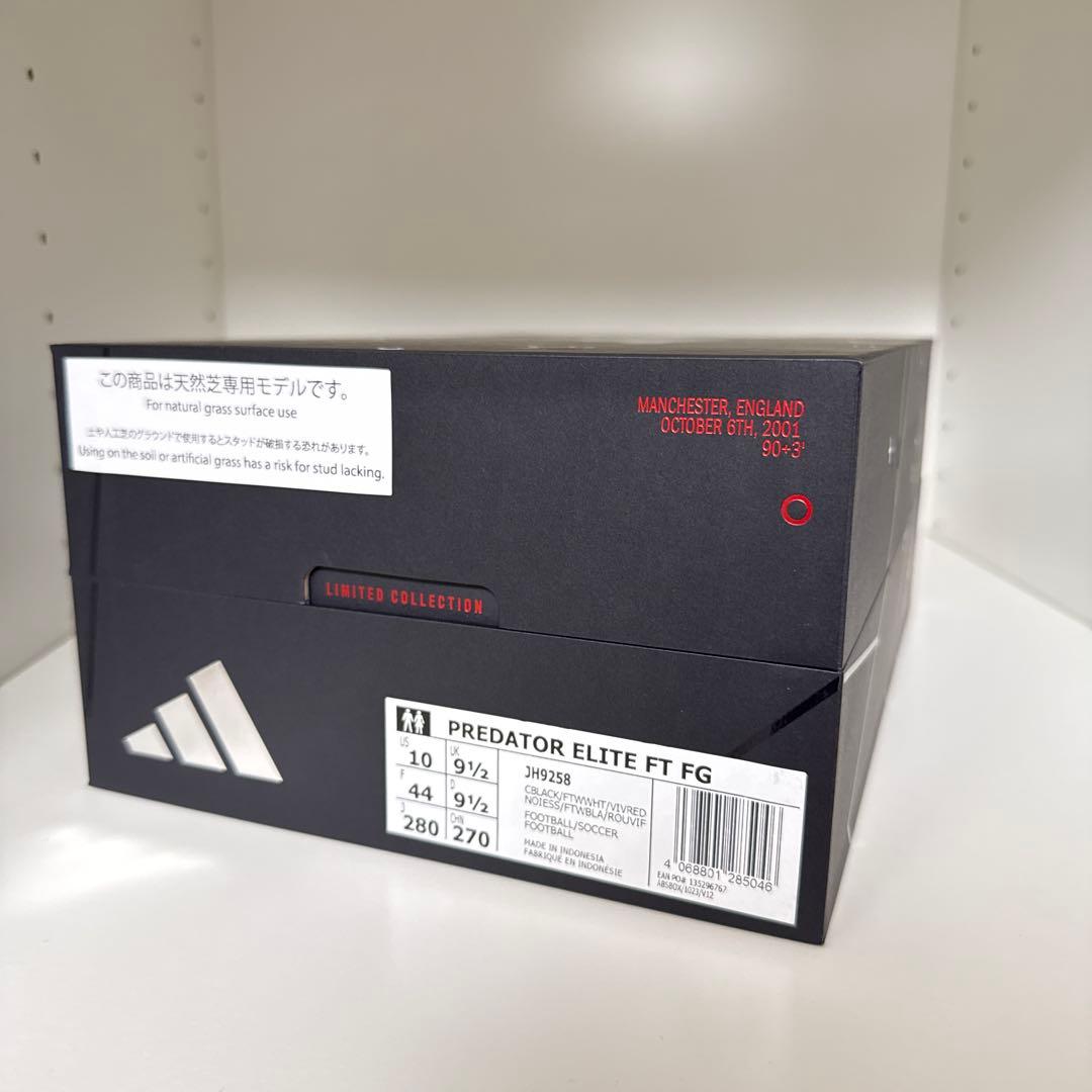 プレデター ELITE FTモデル FG BWR 28cm adidas