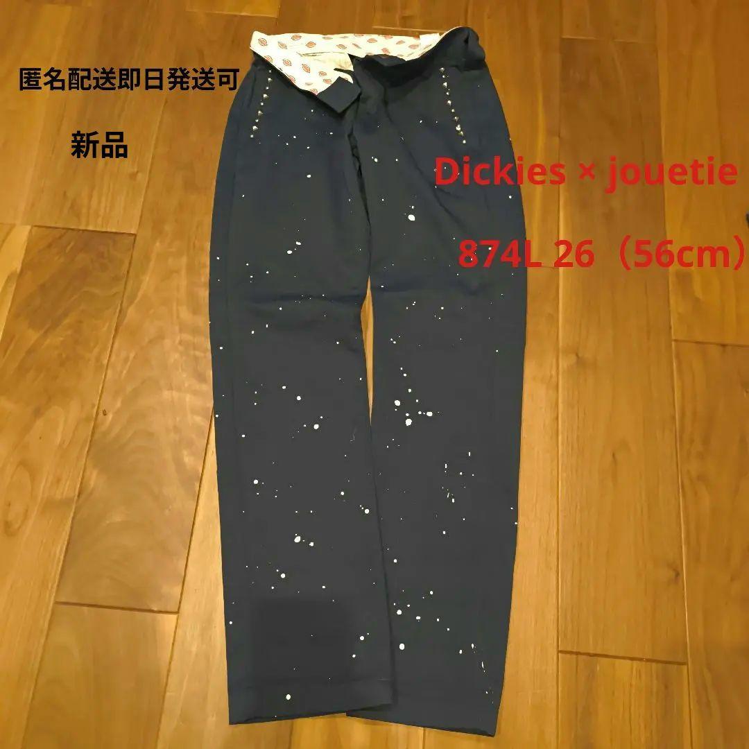 〜16日新品 Dickies×jouetieスタッズペイントスプラッシュチノパン