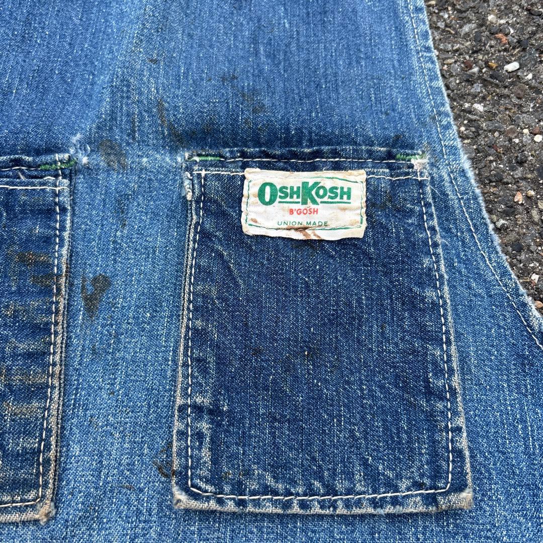 50s〜60s OSH KOSH B’GOSH USA製 襤褸 アートピース