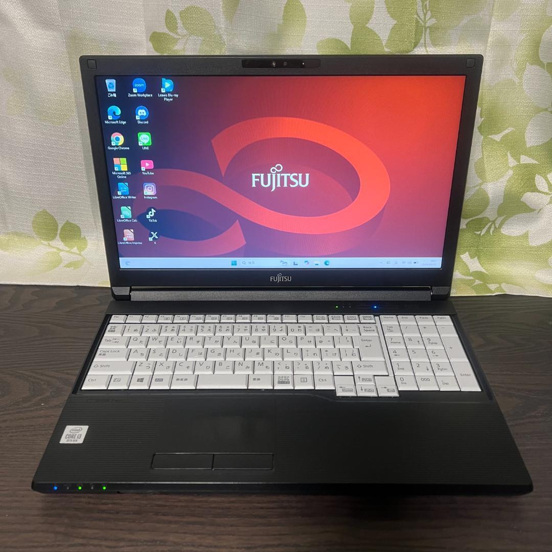 コスパ◎富士通LIFEBOOK✨SSD256GB☆10世代Core i3☆8GB