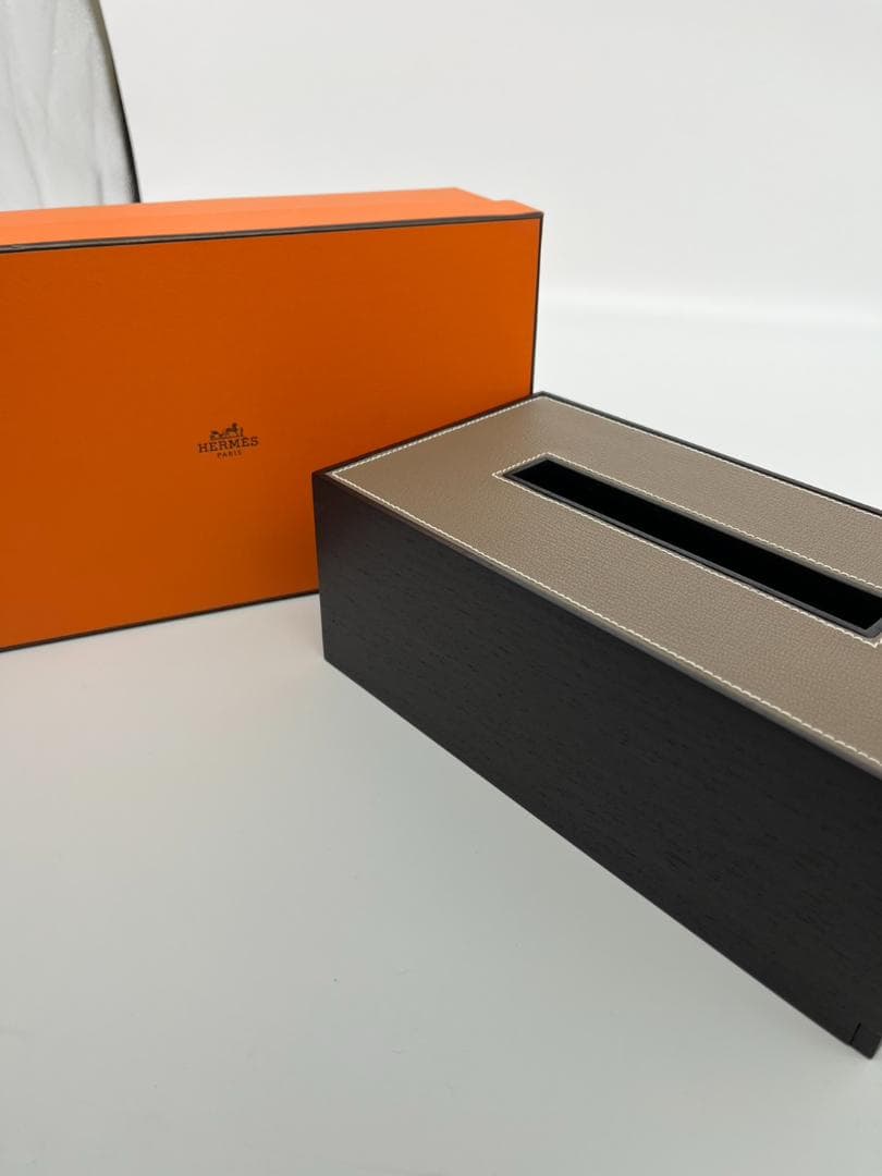 新品未使用　エルメス　ティッシュケース　プレイヤード　PM