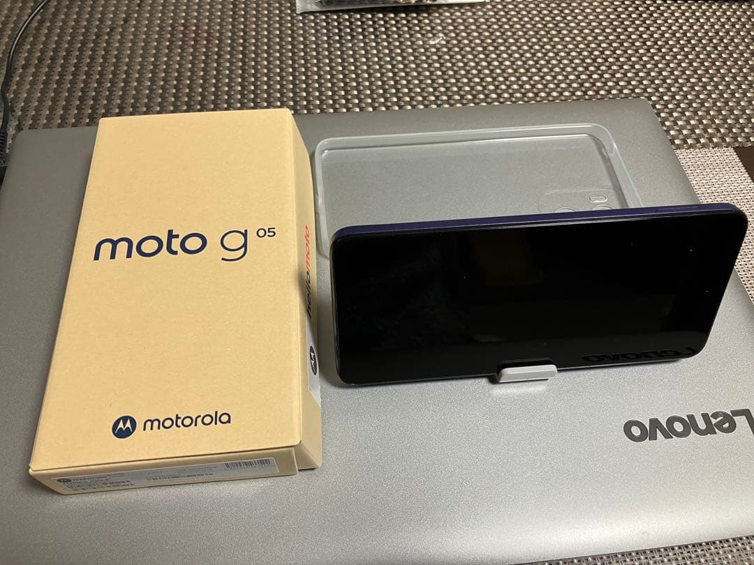 motorola moto g 05 フレッシュラベンダーケース付き