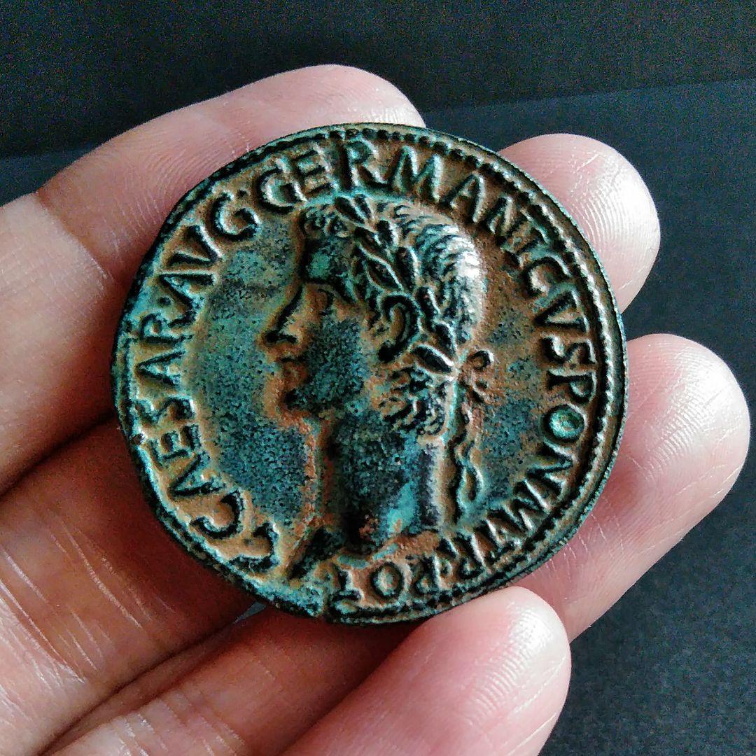 ローマ皇帝　カリグラ　ゲルマニクス　　レプリカ　複製　特大