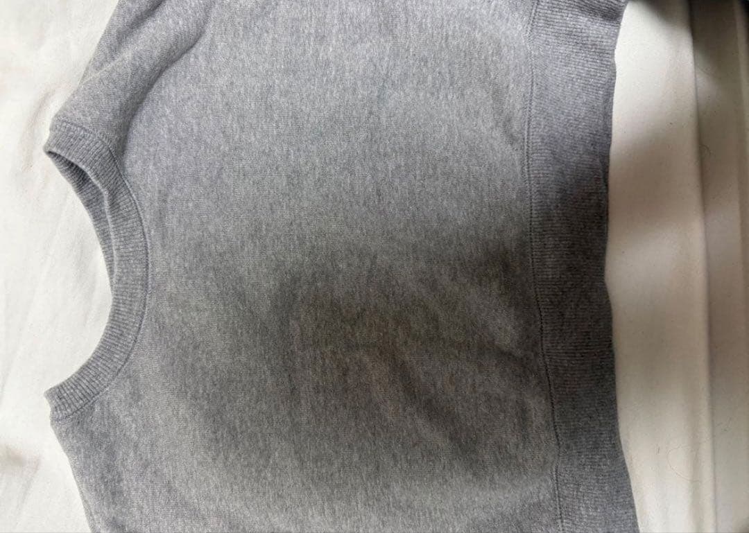 【yo BIOTOP】Cropped sweat shirt（グレー）