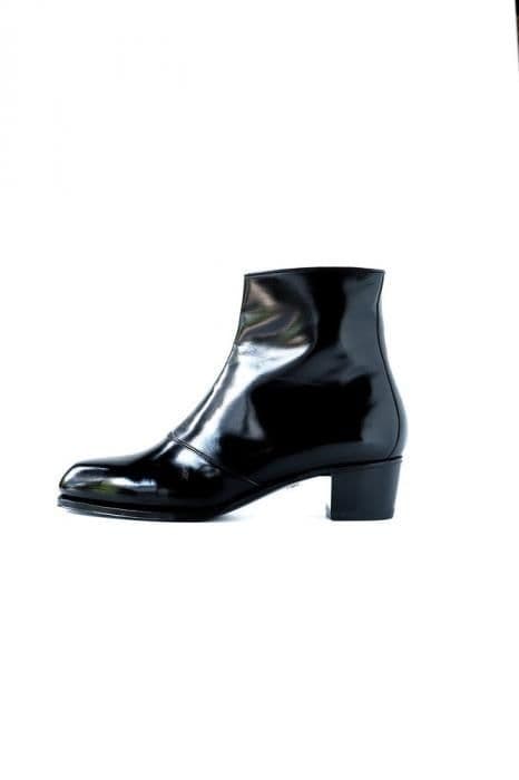 Le Yucca's Art.Y28318 サイドジップブーツ BLACK