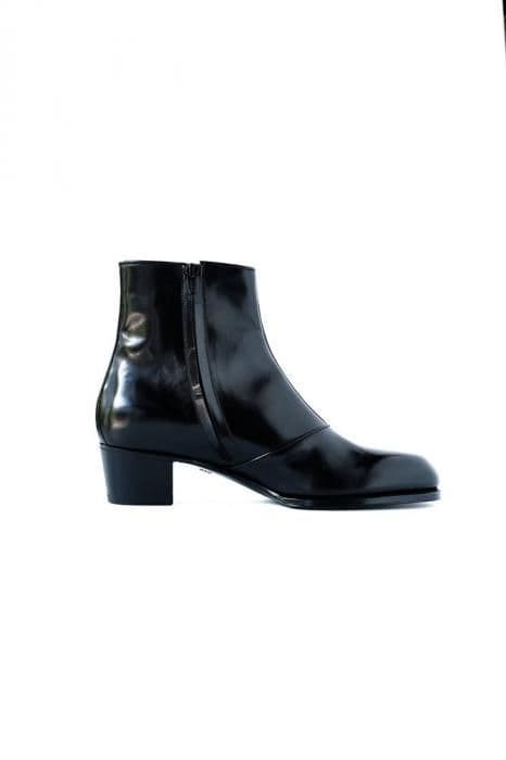 Le Yucca's Art.Y28318 サイドジップブーツ BLACK