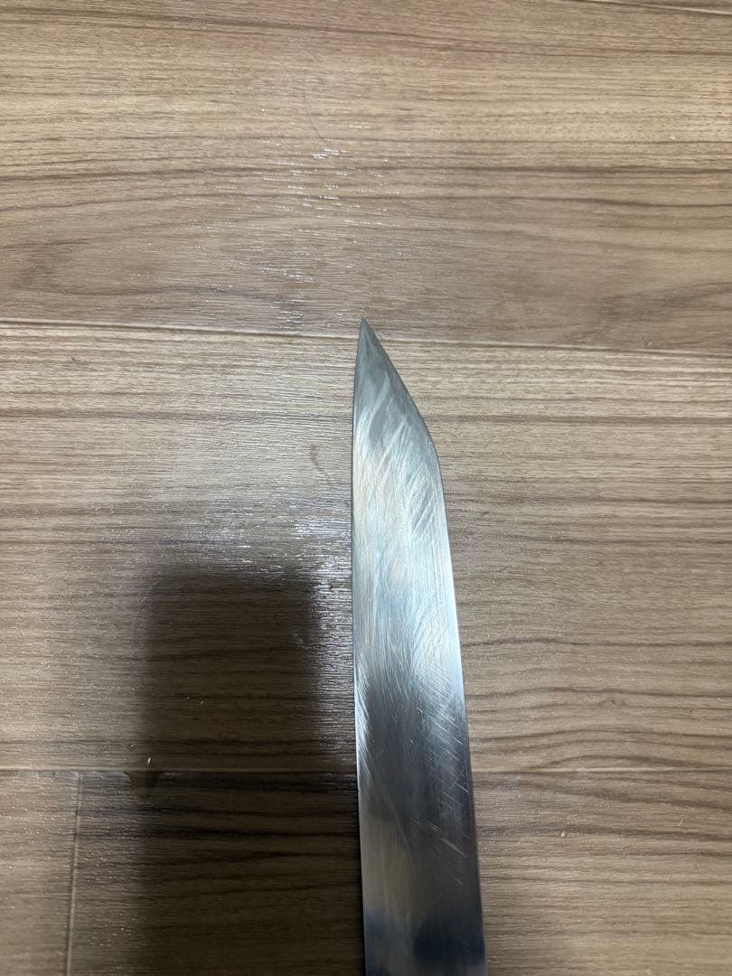 正本　本焼　包丁　9寸　切付
