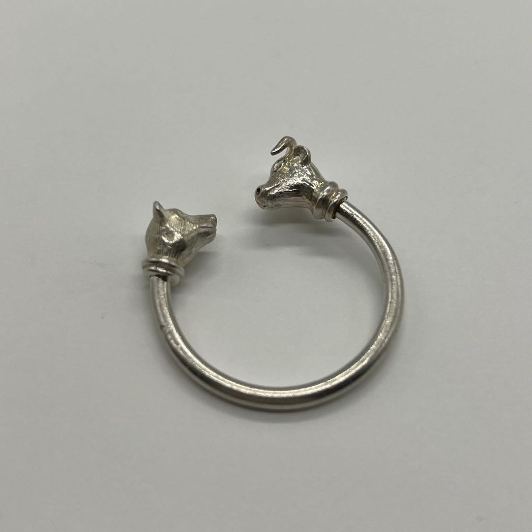 ティファニー TIFFANY BULL&BEAR キーリング ヴィンテージ 希少