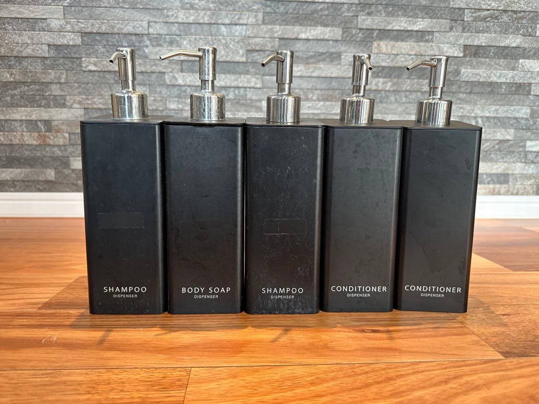 山崎実業(Yamazaki) マグネットツーウェイディスペンサー ブラック
