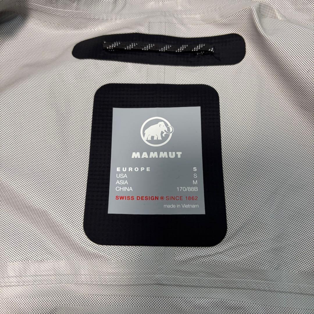 タグ付き MAMMUT マイクロレイヤー 2.0 ハードジャケット S ブラック
