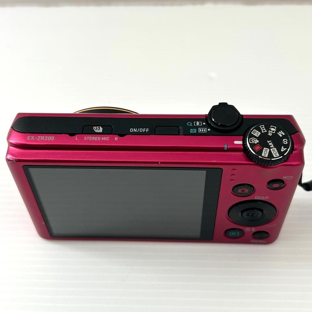 CASIO EXILIM EX-ZR200 コンパクトデジタルカメラ ピンク