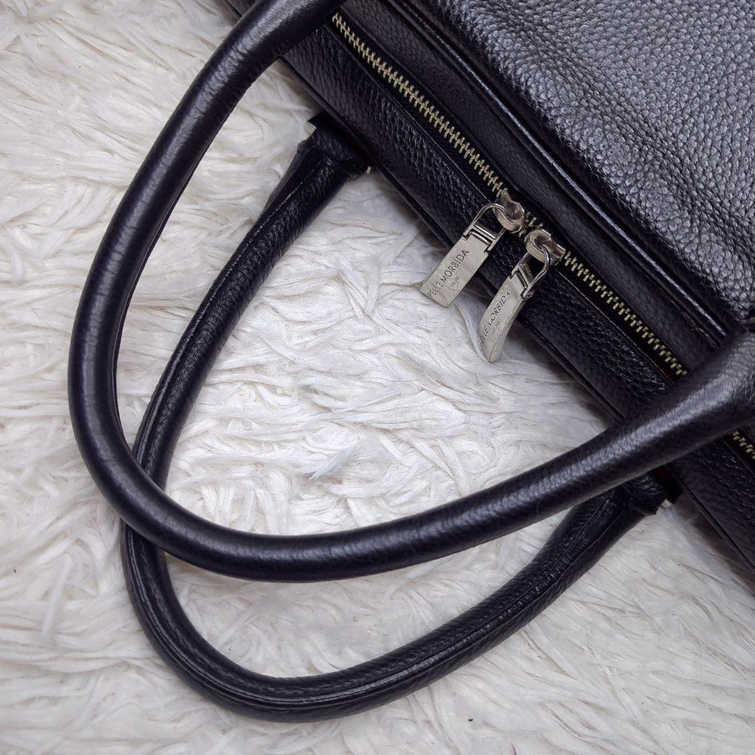 良品✨ペッレモルビダ メイデンボヤージュ ブリーフケース シボ革 黒 2way