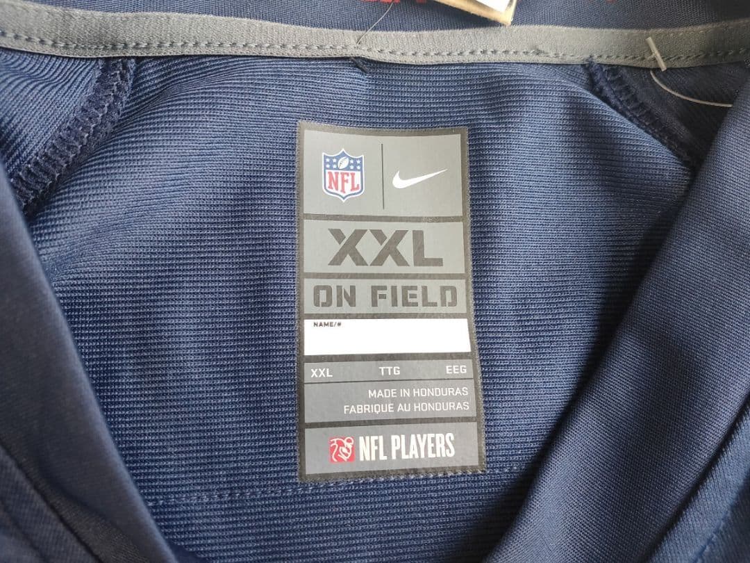 XXL NIKE×NFL New England Patriots ジャージ