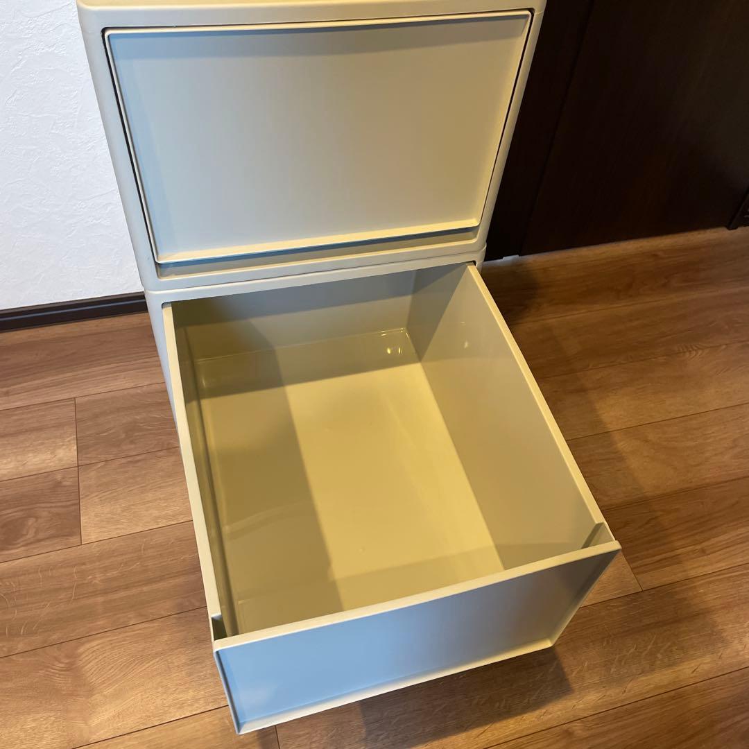 山善　収納ボックス　3個組　Ｌ(30cm) 奥行53cm