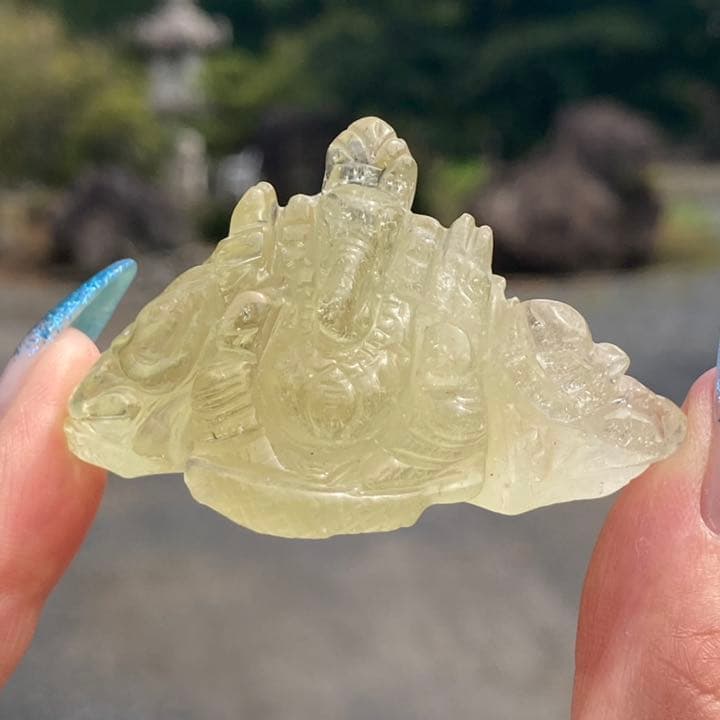リビアングラス ガネーシャ 大
