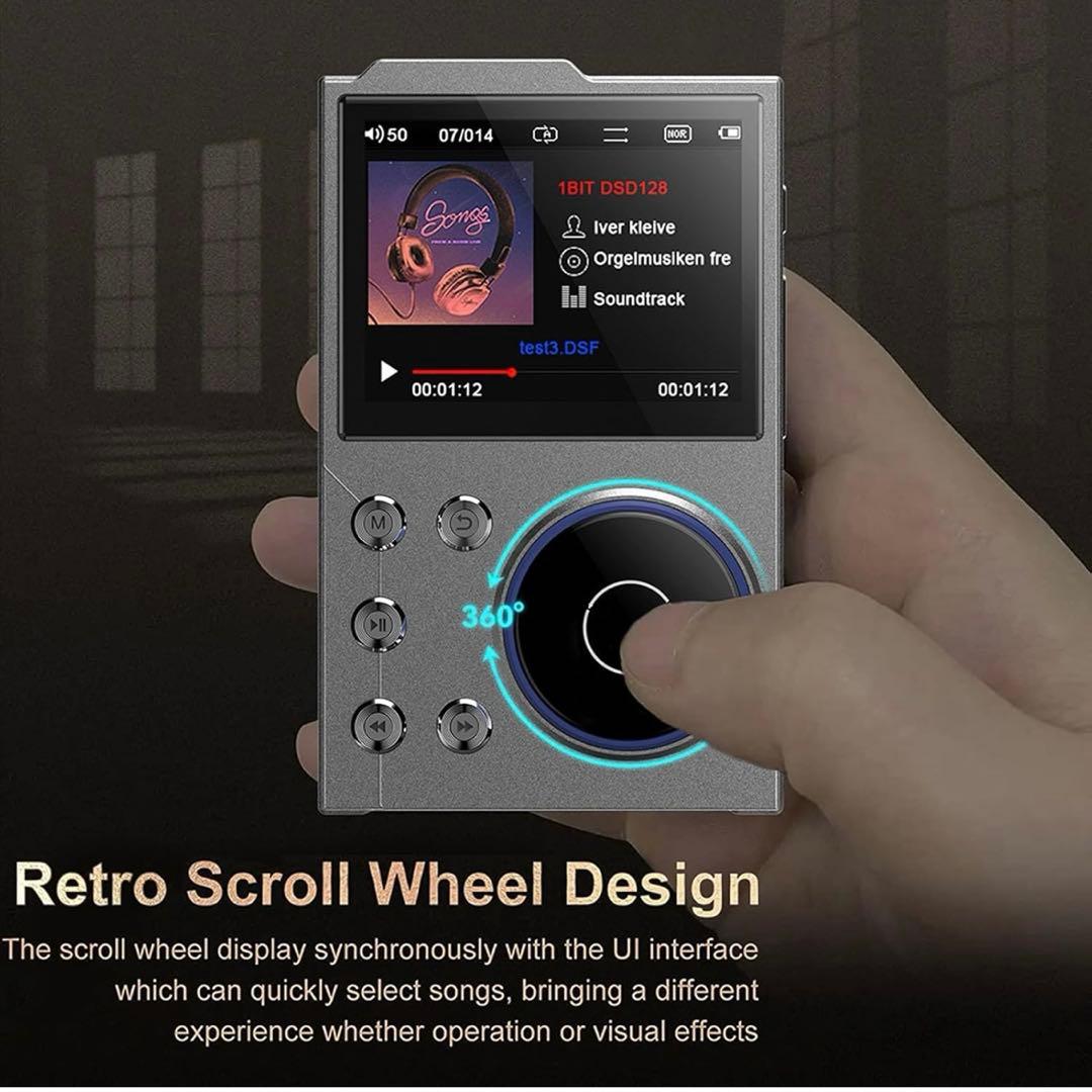 メ　HiFi MP3 プレーヤー、デジタル オーディオ音楽再生 新品値下交渉不可