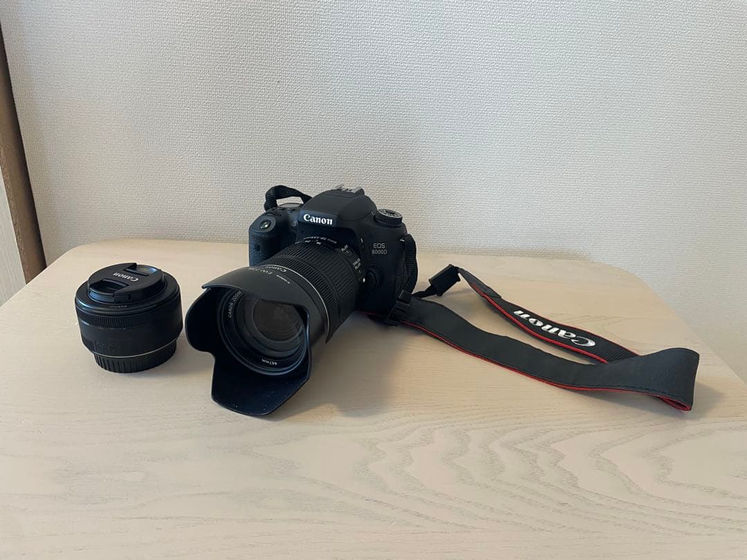 キャノン　一眼レフ　EOS8000D 美品　オプション豊富！　一部訳あり