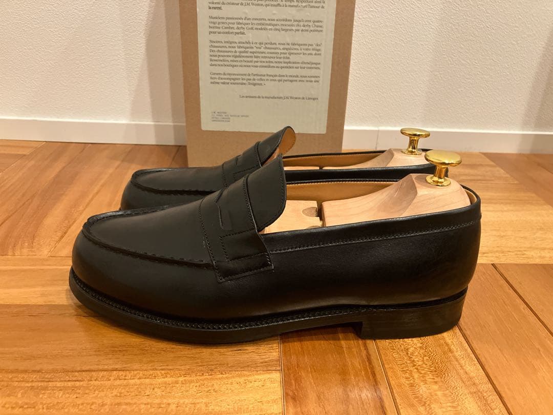jm weston 180 ブラック　6D シューツリー付き