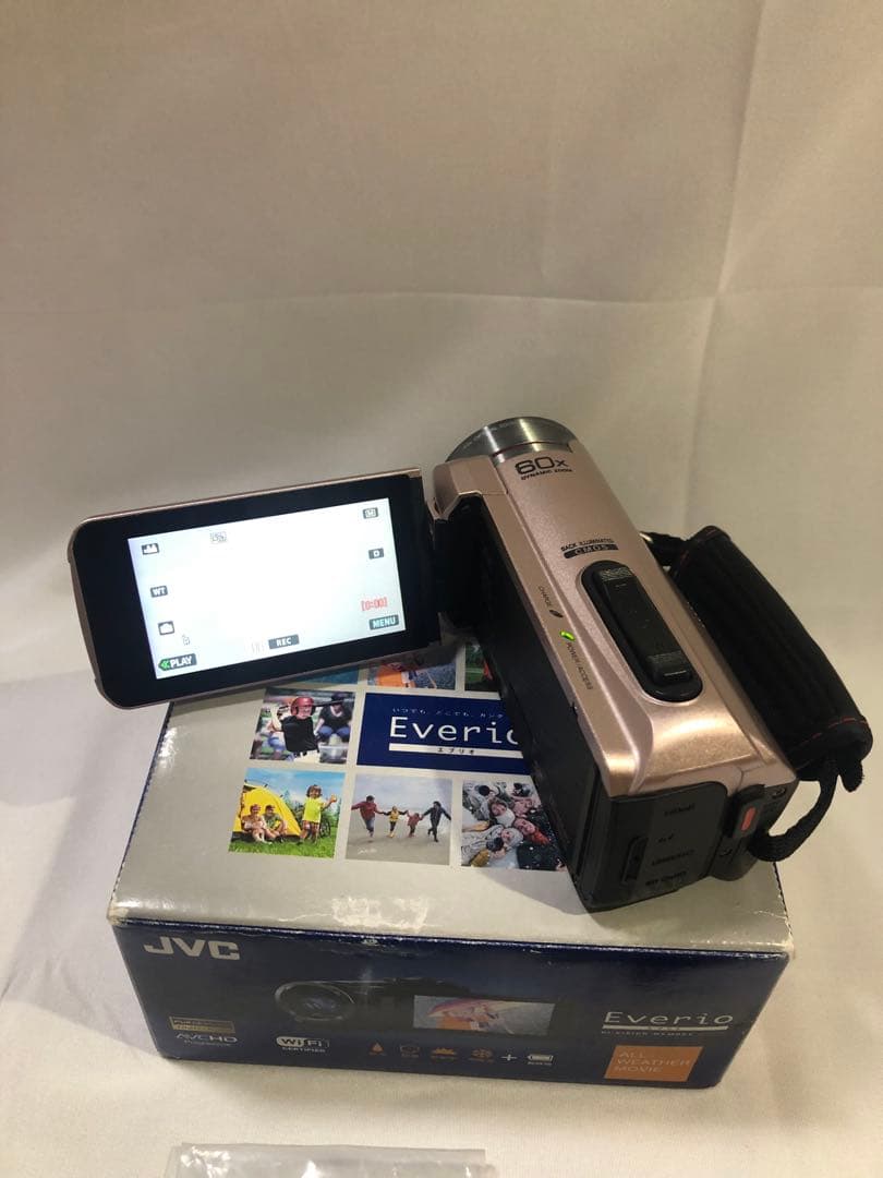 【ジャンク品】JVC Everio ビデオカメラ 本体 ピンク