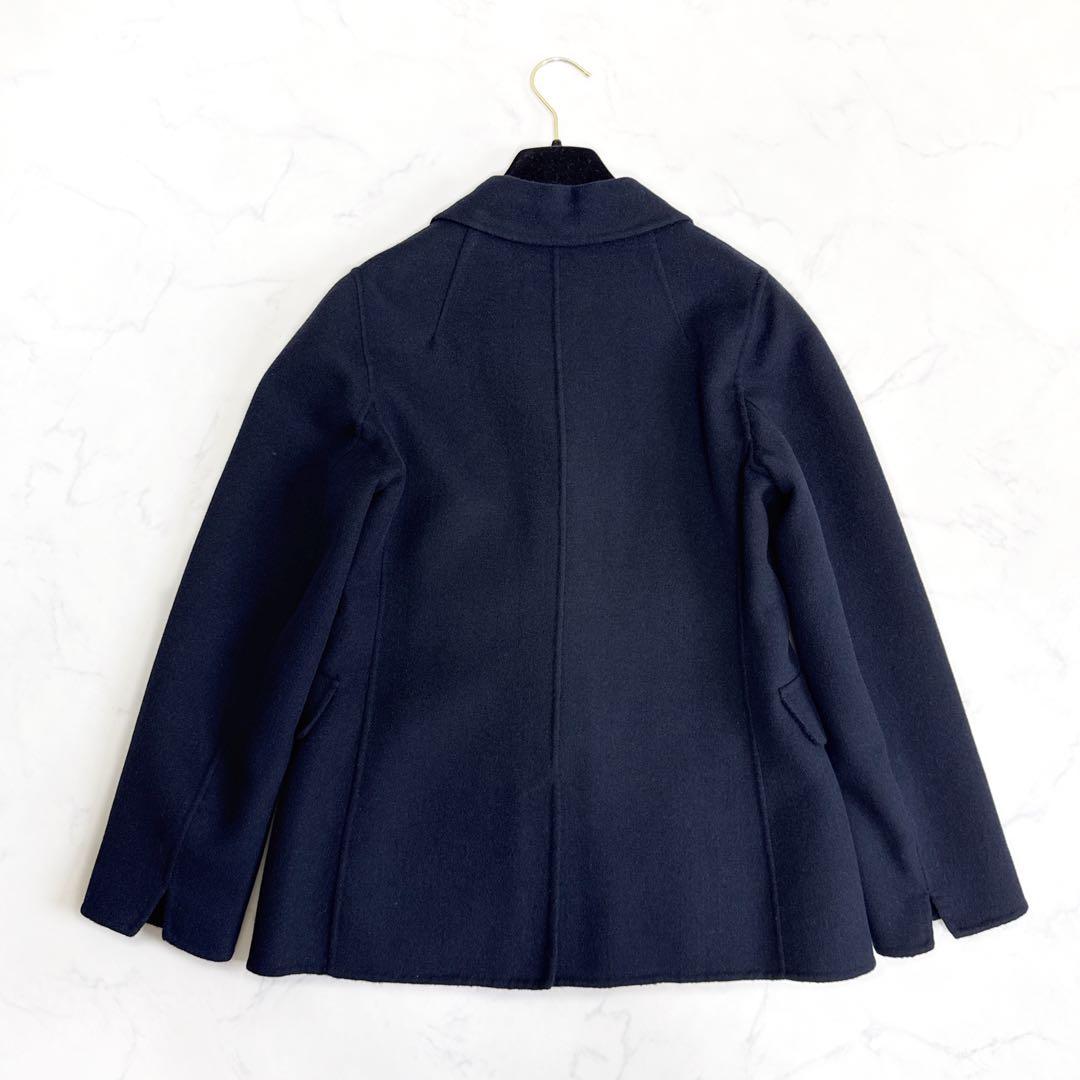 ’S Max Mara ダブルフェイスジャケット クチートアマーノ ネイビー