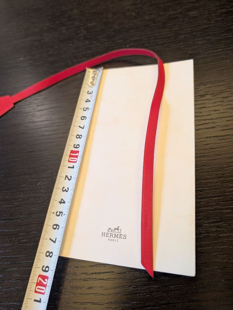 HERMES　エルメス　レザーブックマーク　刻印有正規品　メモ帳セット　SM□E