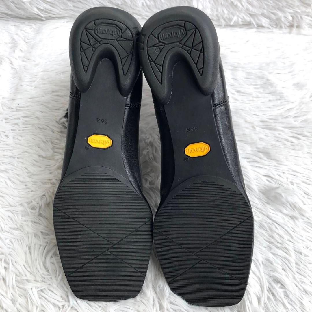 ブーツ レディース 23.5 黒 SHISEI シセイ Vibram ビブラム