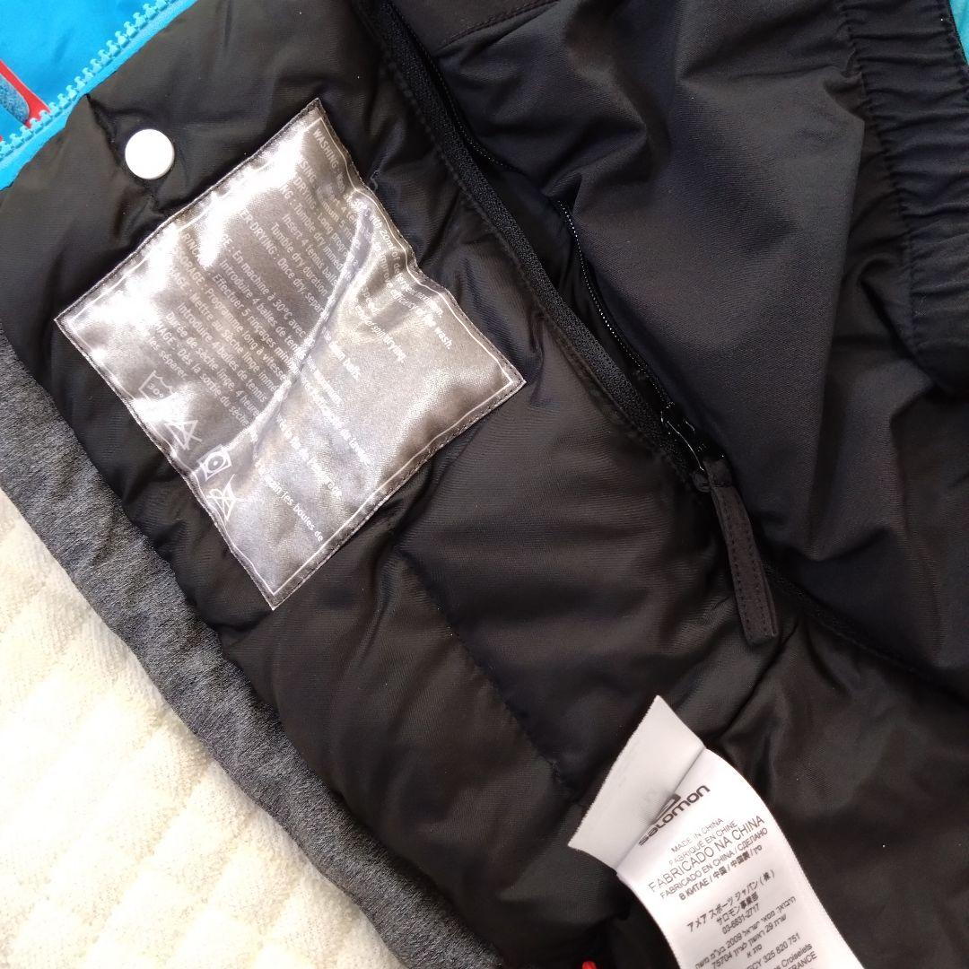 SALOMON GORE-TEX 青 スキーウェア レディースМサイズ