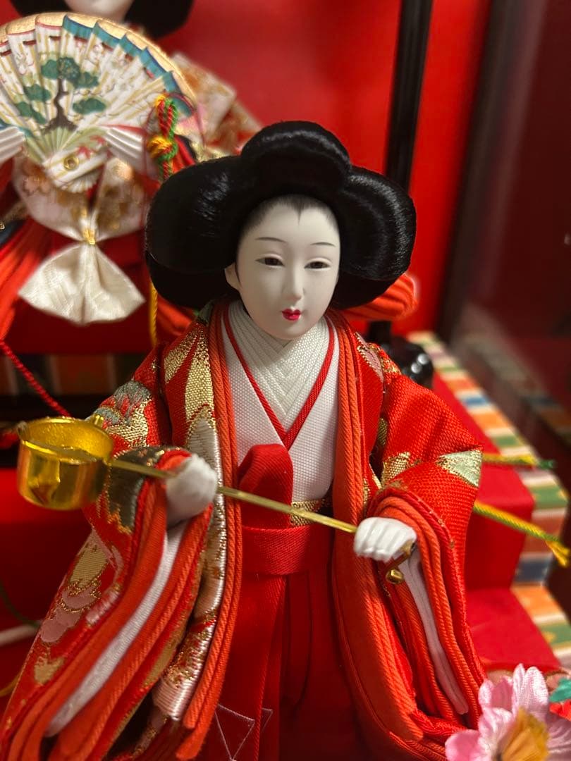 雛人形　ガラスケース