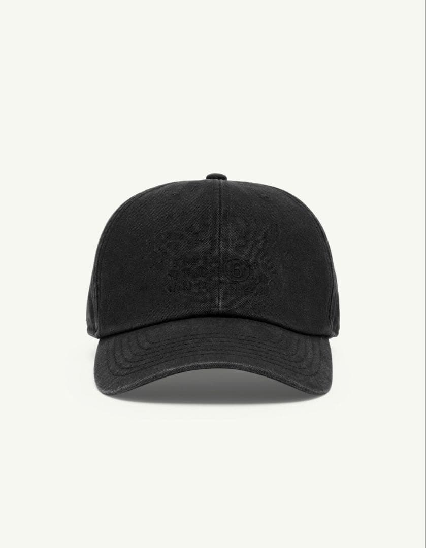 MM6 maison margiela ブラック ベースボールキャップ Mサイズ