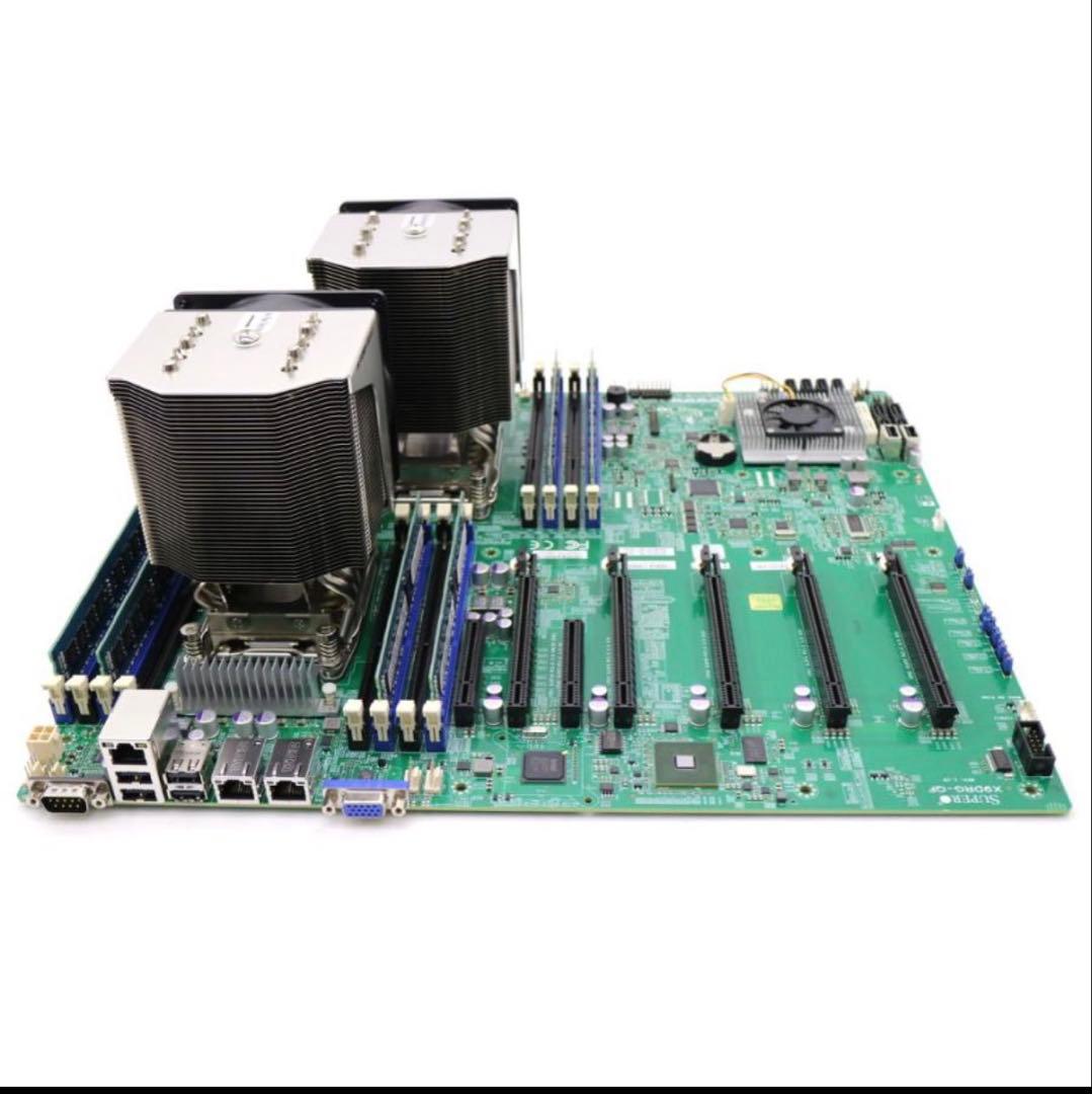 SuperMicro SuperMicro X9DRG-QFマザーボード 一式
