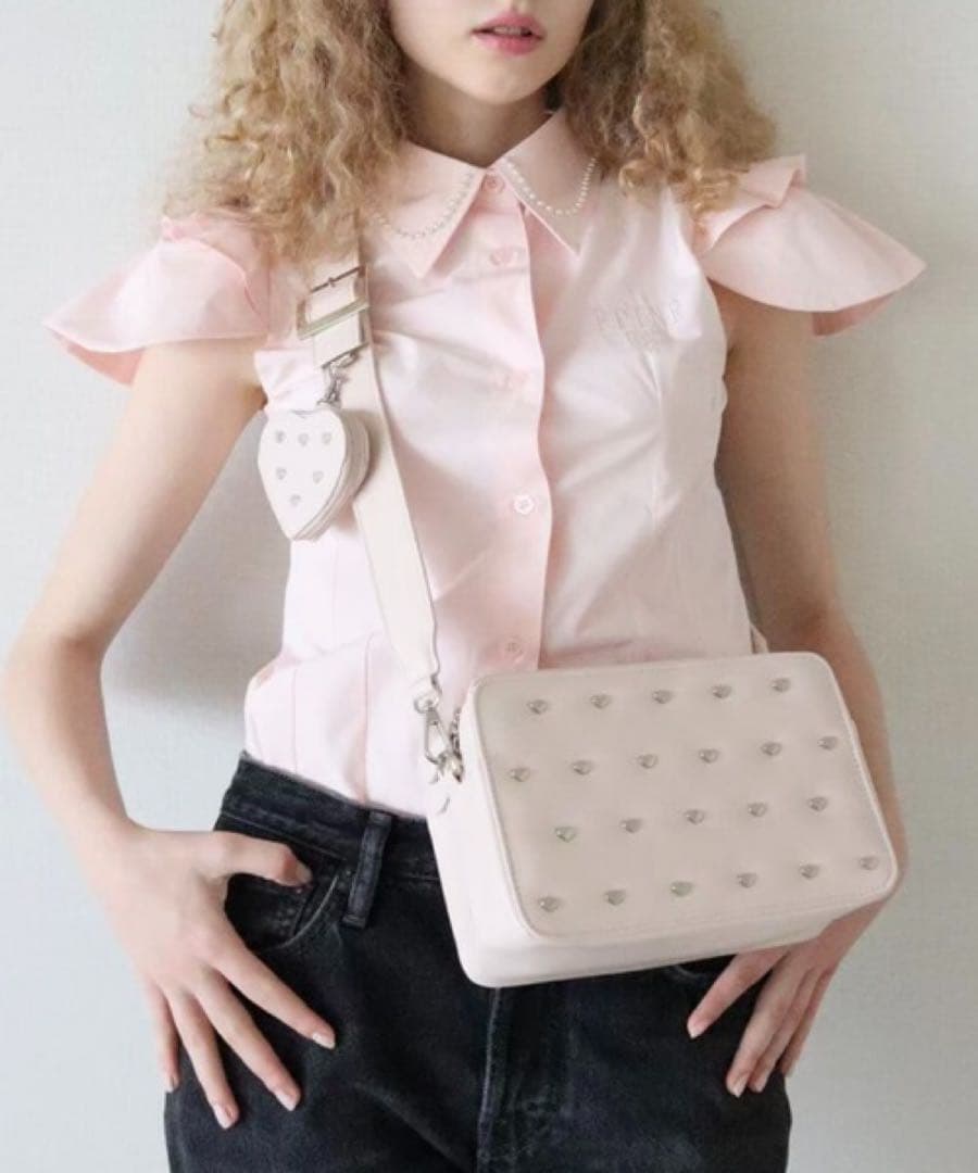 épine エピヌ ハートスタッズ ショルダーバッグ