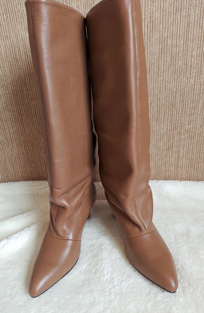 【新品】SLOBE ロングブーツ　ブラウン