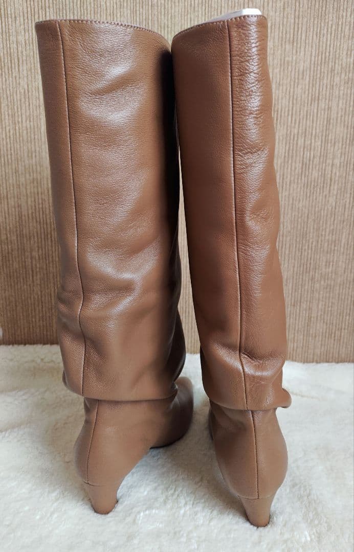 【新品】SLOBE ロングブーツ　ブラウン