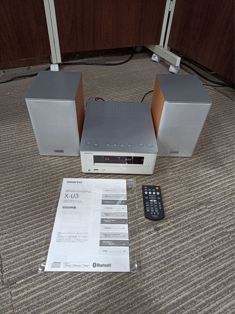 八6654【美品】ONKYO CDレシーバーシステム CR-U3 展示品