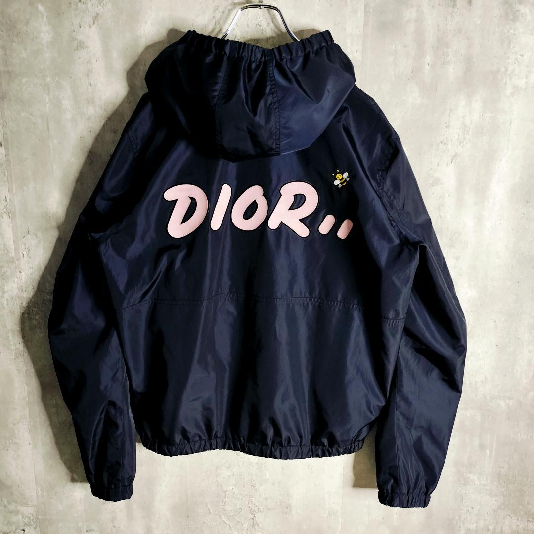ディオール カウズ 19AW BEE ナイロン ジップパーカー ブルゾン XL