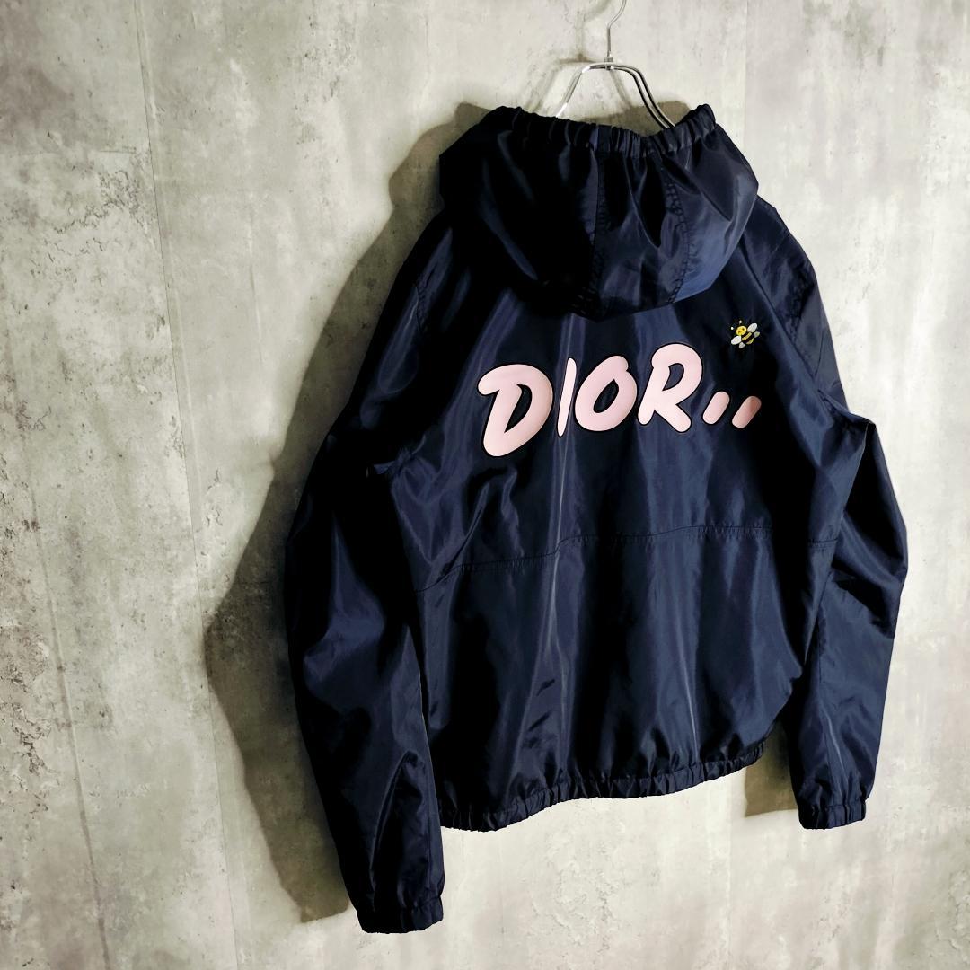 ディオール カウズ 19AW BEE ナイロン ジップパーカー ブルゾン XL