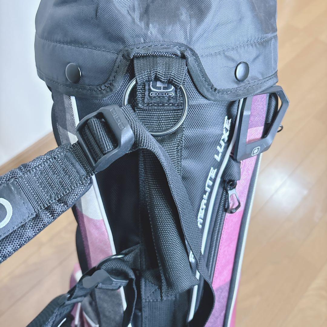 K414 OGO FEATHERLITE LUXE スタンドキャディバッグ 軽量