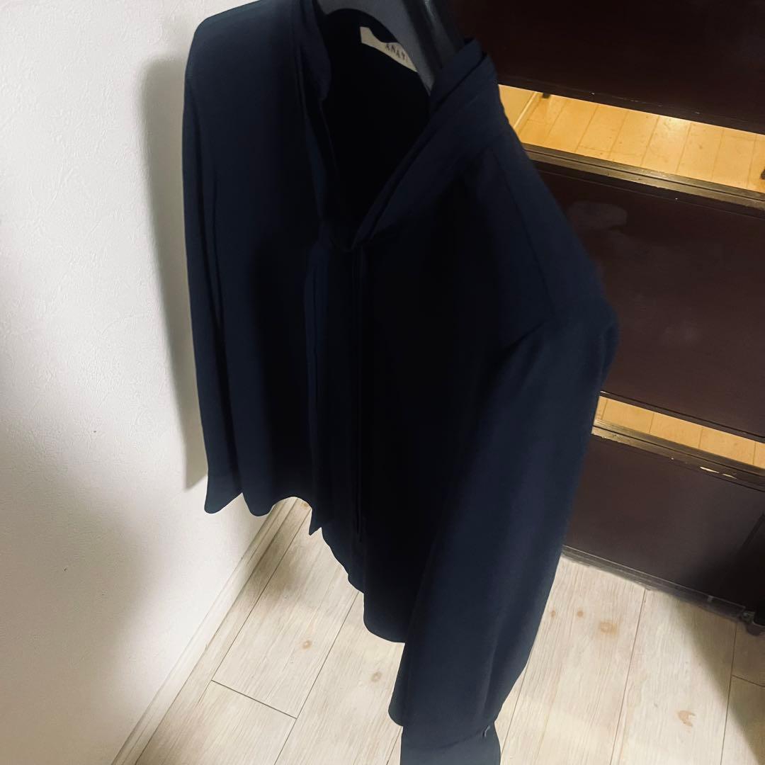 新品☆ ANAYI ジョーゼットボウタイブラウス/セオリー、23区、ロペ