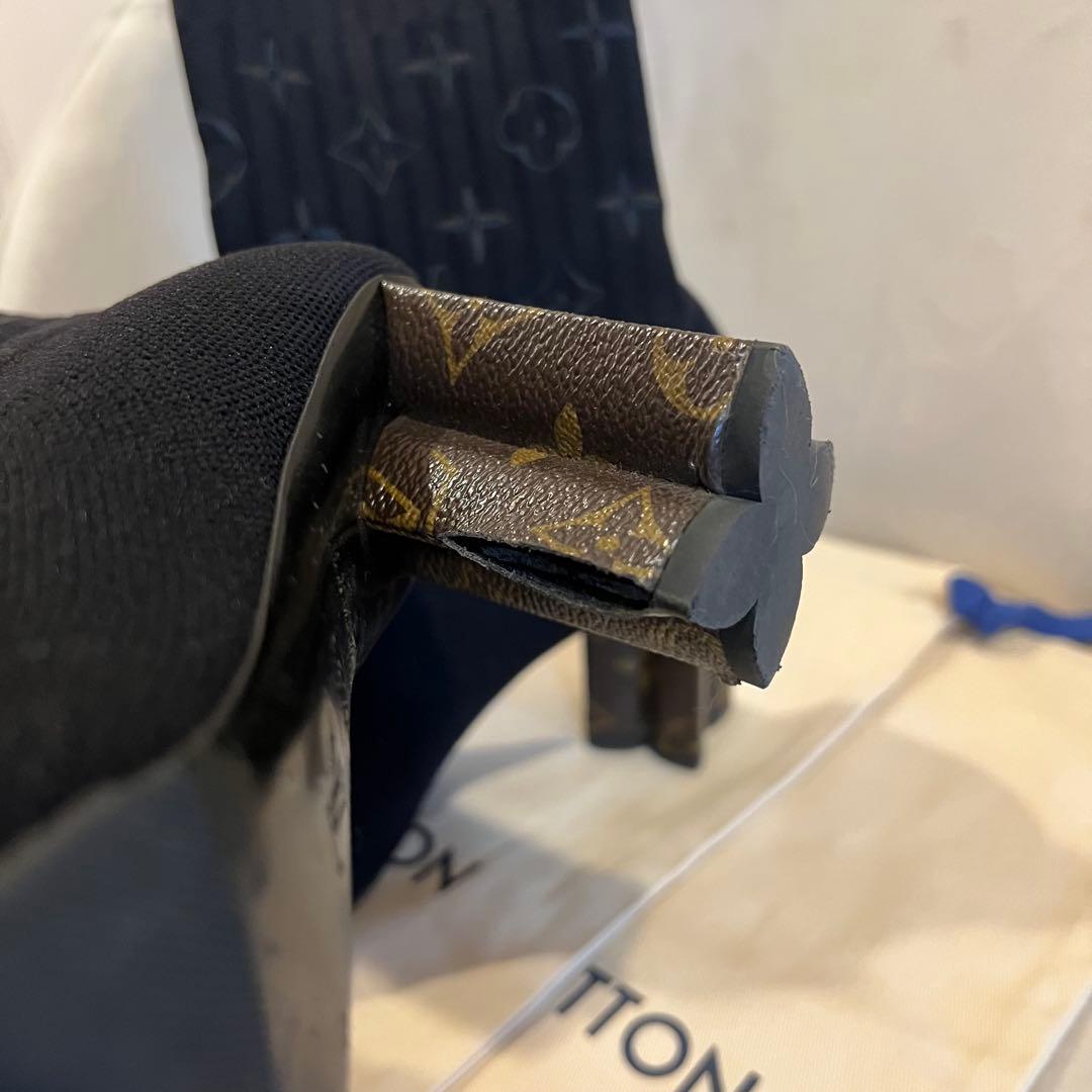 専用 louisvuitton ルイヴィトン シルエットアンクルブーツ ニット