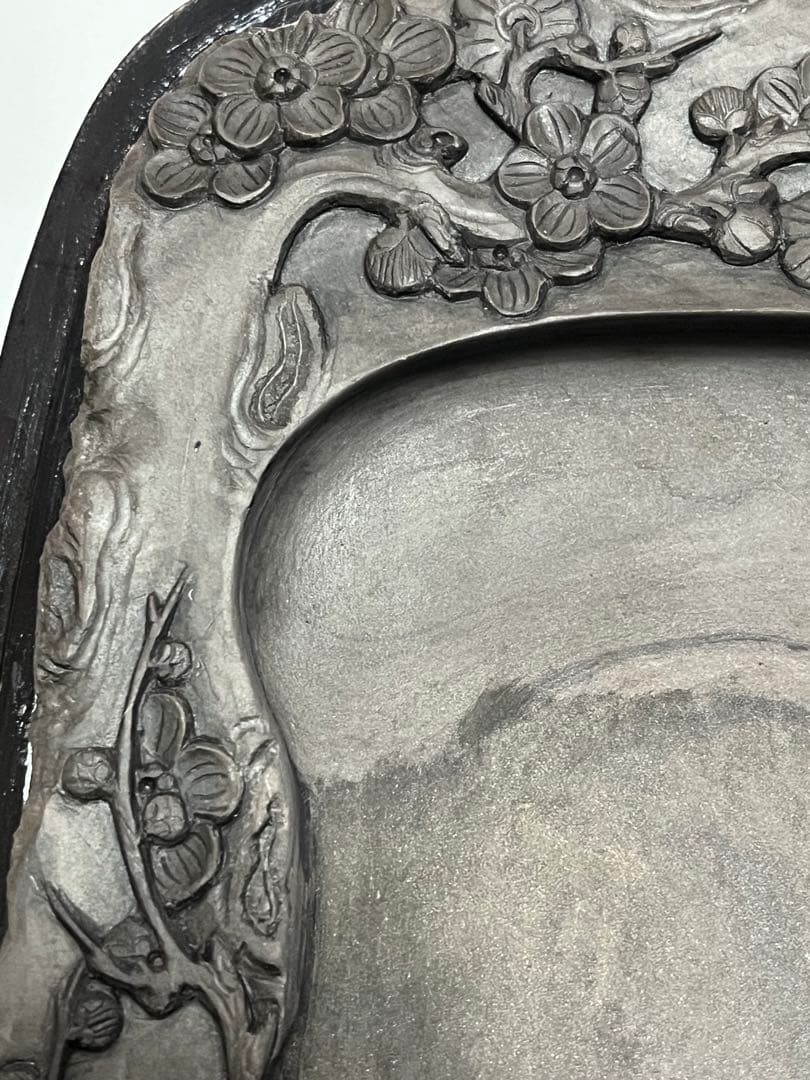 端渓硯　联庆　古硯　梅　骨董品　ヴィンテージ