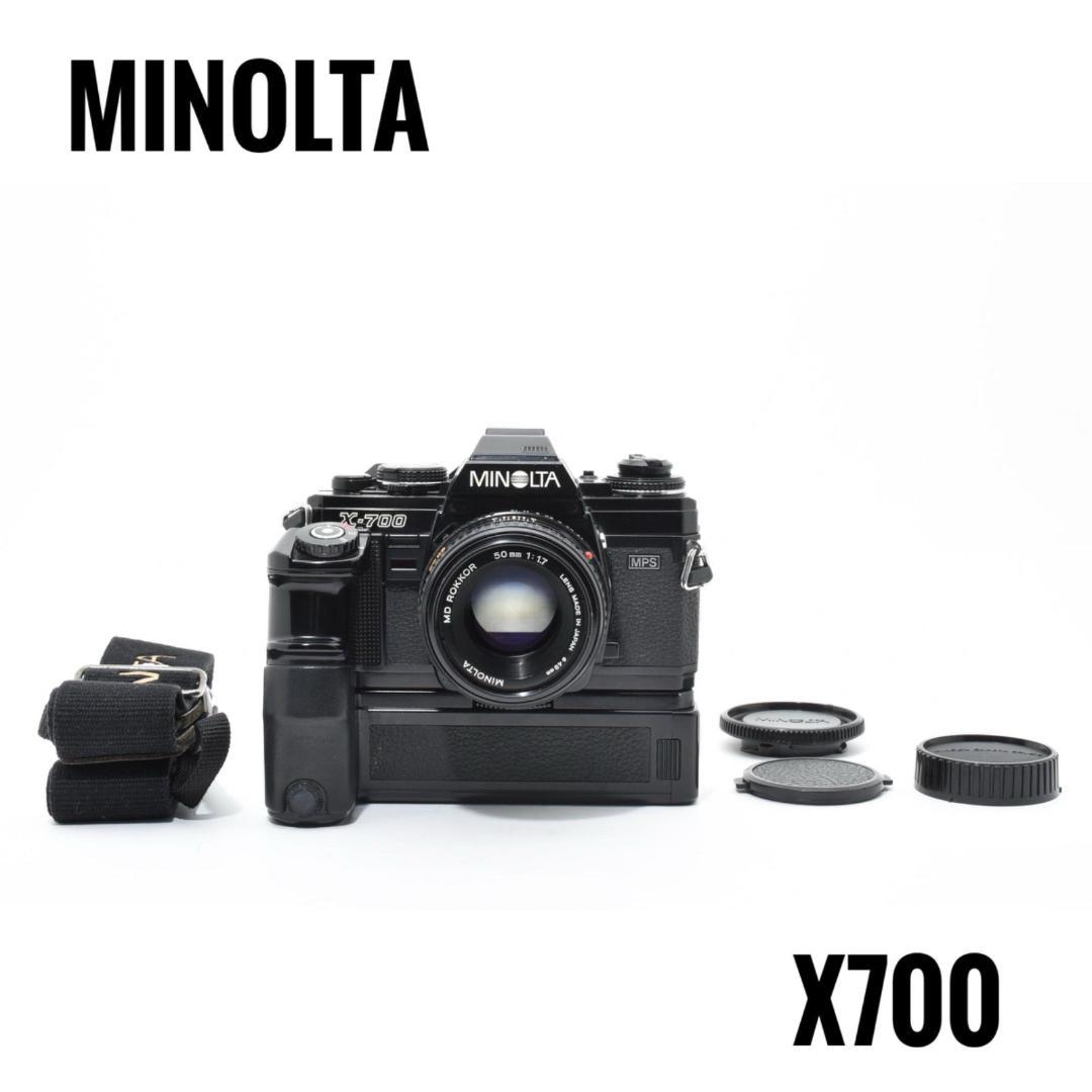 【完動品】MINOLTA X700 50mm F1.7 フィルム一眼カメラ