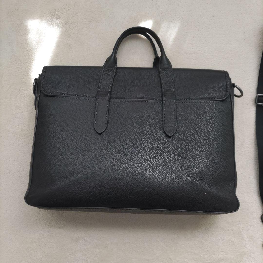COACH ブラック ビジネスバッグ　サリバン　ポートフォリオ