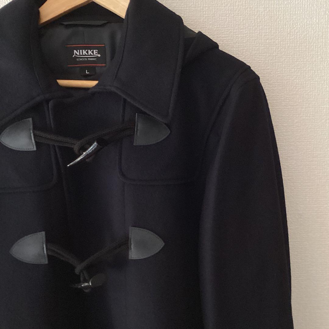 【在庫限り】ダッフルコート スクールコート 紺　Ｌ　メンズ　23044NIKKE